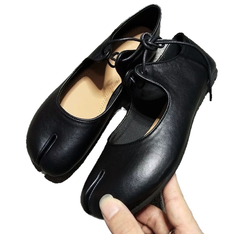 Lady's New Style Elegant And Versatile Casual Split-toe Open-Toe Flat Shoes