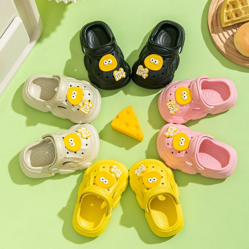 Summer Boys And Girls Soft-Topped Anti-Slip Kids' Cartoon Beach Shoes