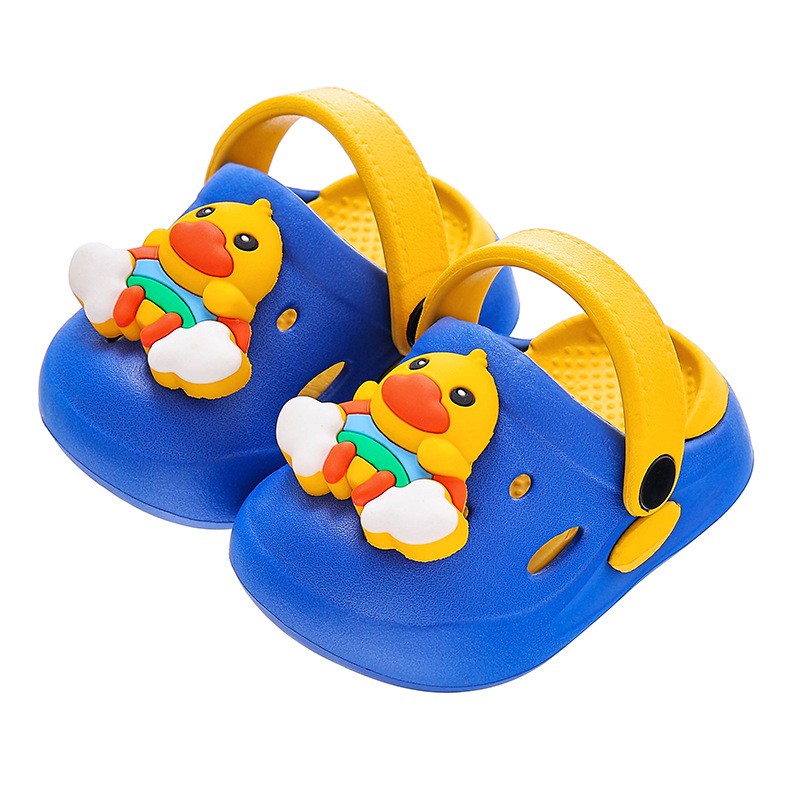 Cartoon-style  Sandals for wearing Outside, Paired Summer Soft-soled Beach Shoes