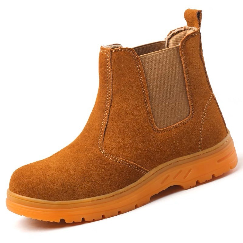Labor Protection Shoes, Men's High-top Electric Welding Shoes, Anti-shatter And Anti-puncture