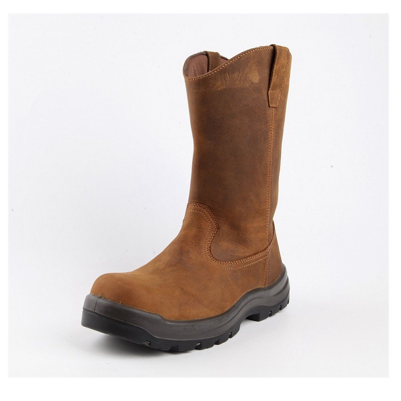 Anti-shatter And Anti-penetration Injection-molded Fashionable High-capped Boots Work Boots