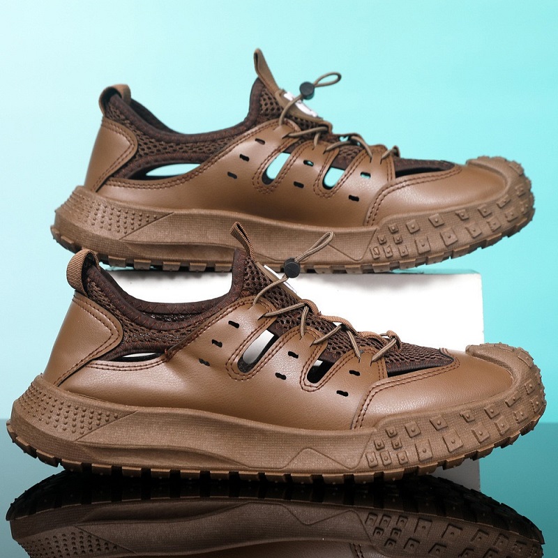 New Anti-slip Dual-purpose Water-wading Driving Casual Beach Sandals For Men In Summer