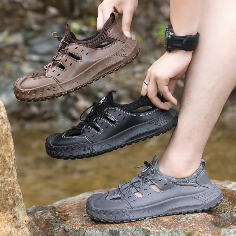 men's thick sole sandals