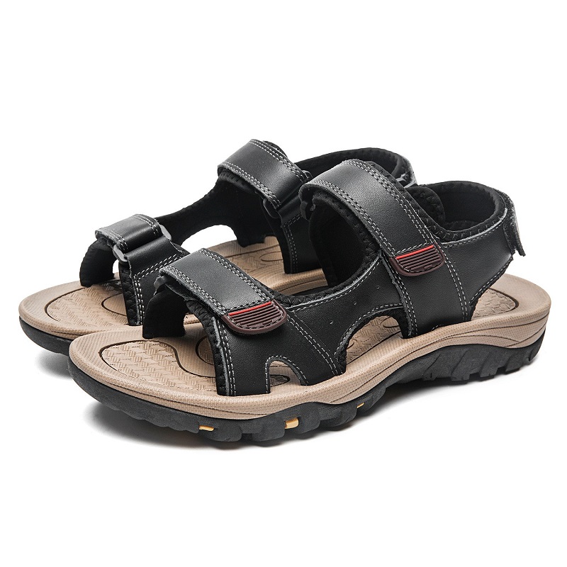 men's quartz watch shoes sandal