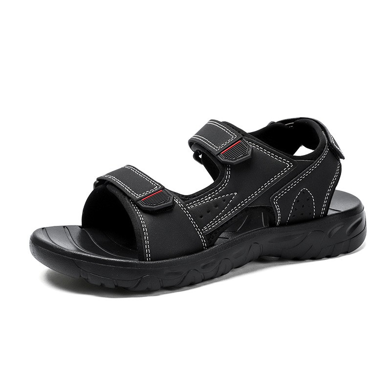 Handmade Leather Men'S Bag-top Sandals For  Summer, Cool, Comfortable, Soft And Durable