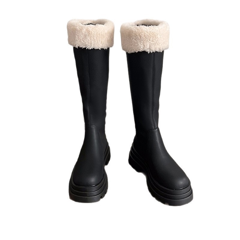 Women'S Best-selling Ankle Boots, Winter Style Slim And Long Boots, High-topped Knight Boots