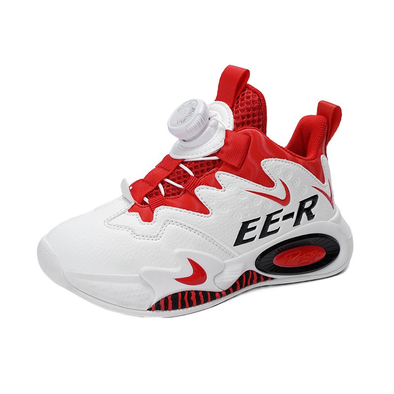 Basketball Shoes For Boys And Teenagers, Mesh Fabric, Breathable, Trendy, High-top Sports Shoes