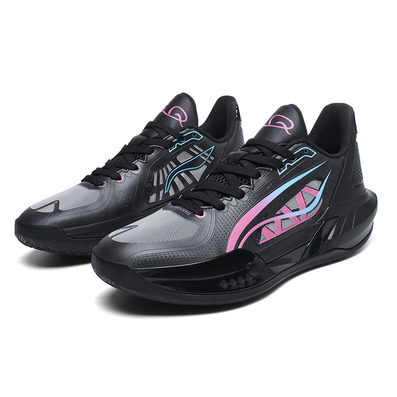 New Men'S And Women'S Sports Shoes With Leather Uppers And Basketball-style Design