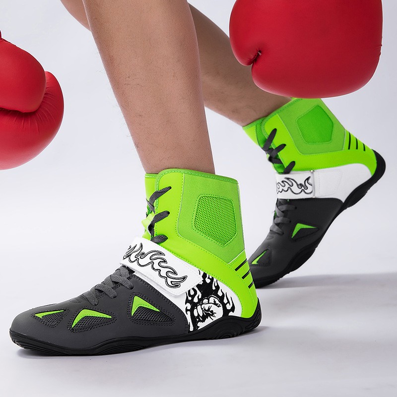 Men'S And Women'S Anti-Slip Soft Boxing Shoes