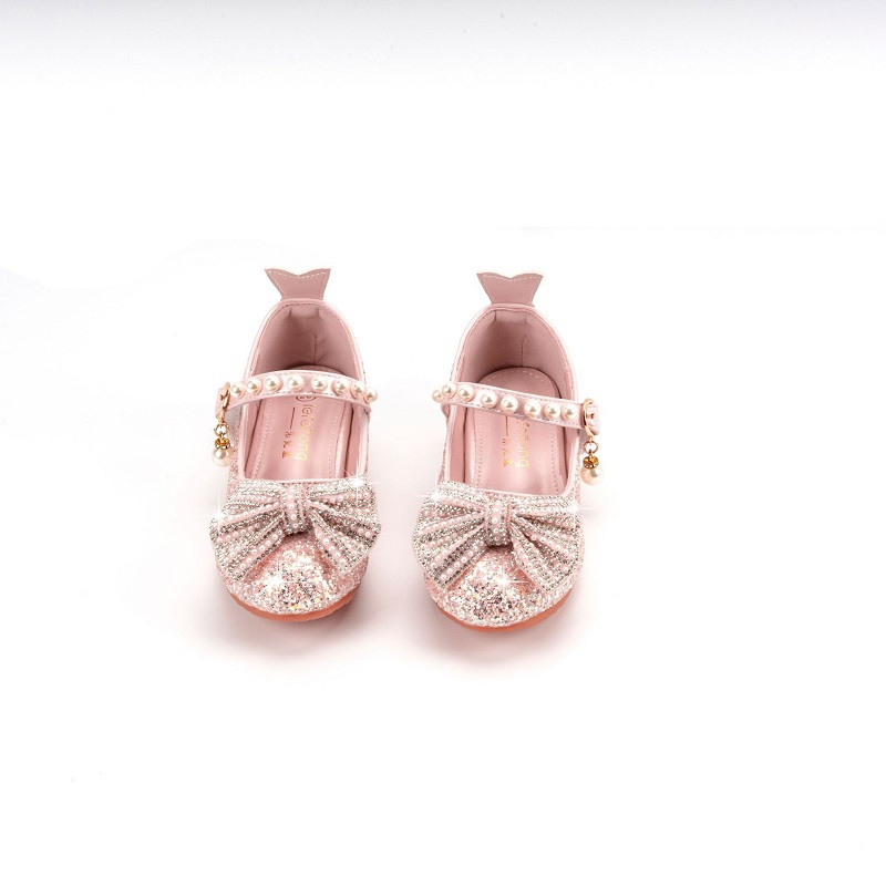 New Style Girls' Glowing Bottom Princess Shoes For Children'S Performances, Wholesale Available